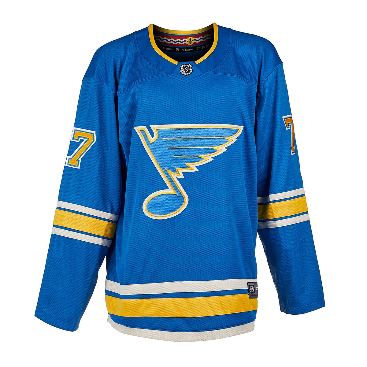 Joe Mullen Signed St Louis Blues Throwback Breakaway Jersey product image 3, provided for visual reference and product