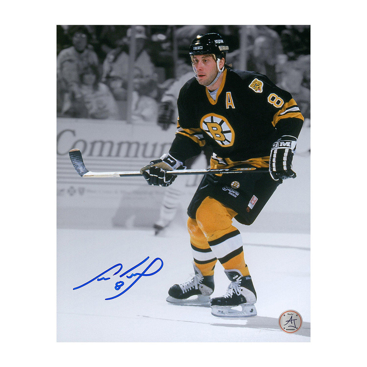 Cam Neely Autographed Boston Bruins Color Isolation 8x10 Photo product image 1, provided for visual reference and product