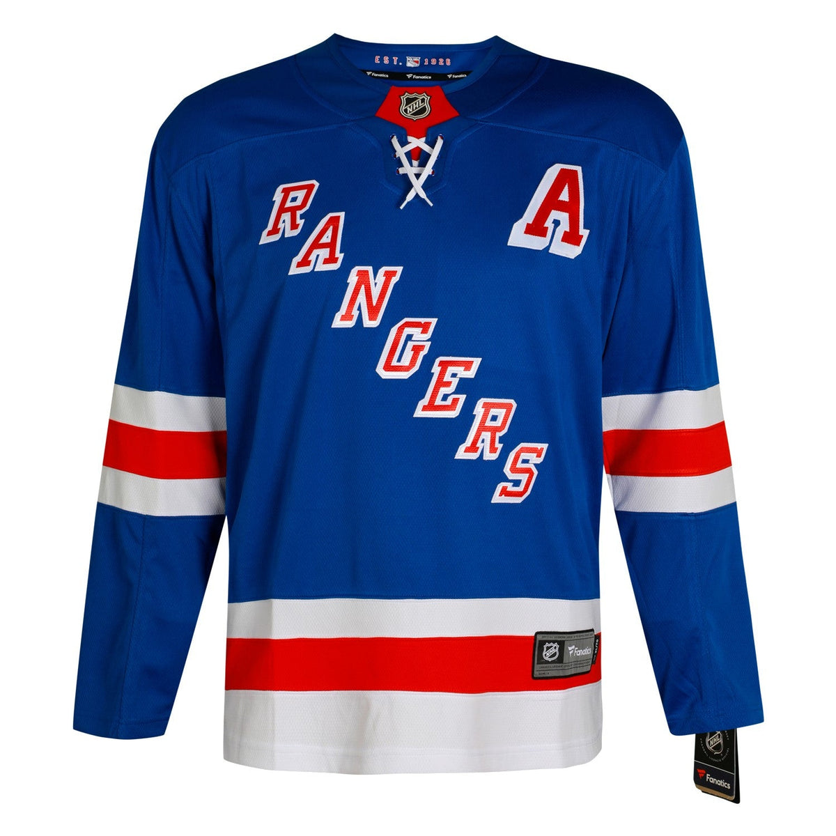 Brad Park Signed New York Rangers Blue Fanatics Breakaway Jersey product image 2, provided for visual reference and product