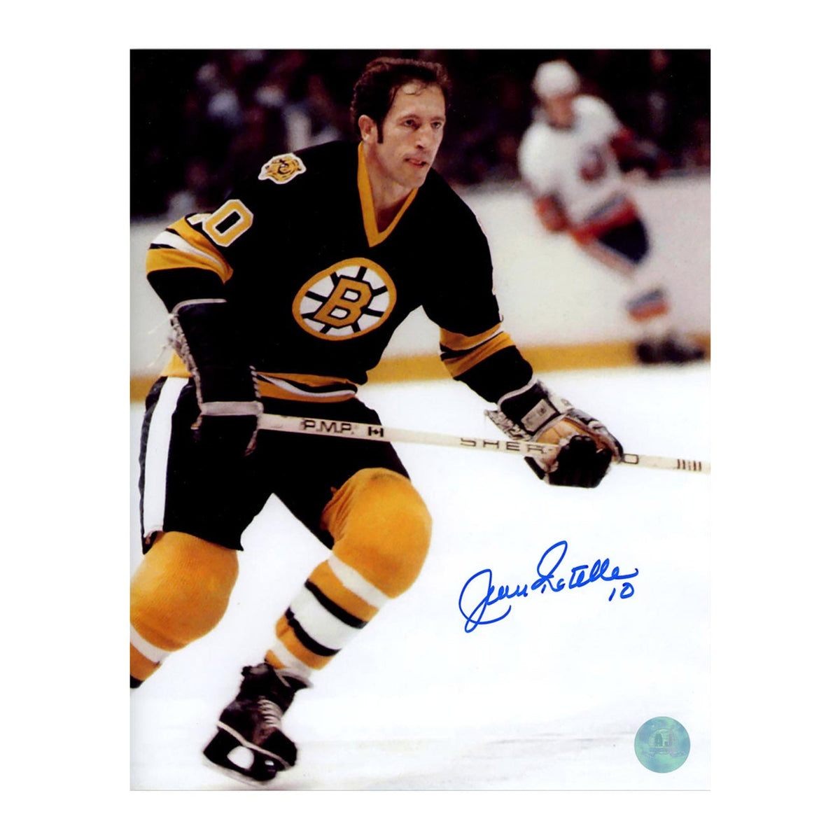 Jean Ratelle Autographed Boston Bruins 8x10 Photo product image 1, provided for visual reference and product detail review
