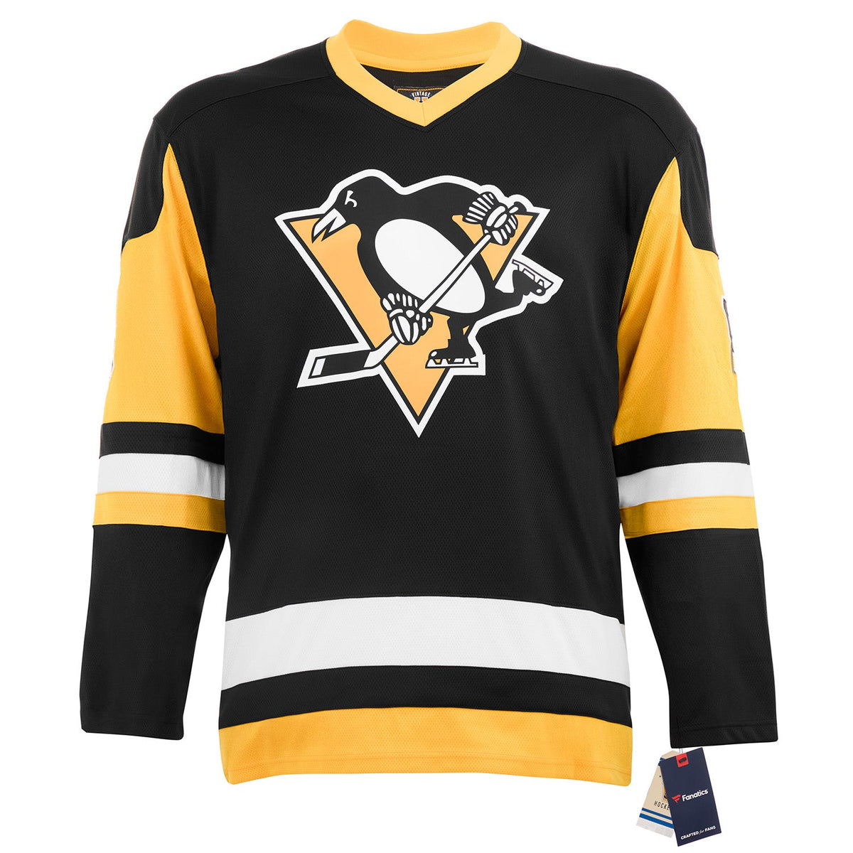 Mark Recchi Signed Pittsburgh Penguins Throwback Breakaway Jersey product image 3, provided for visual reference and product