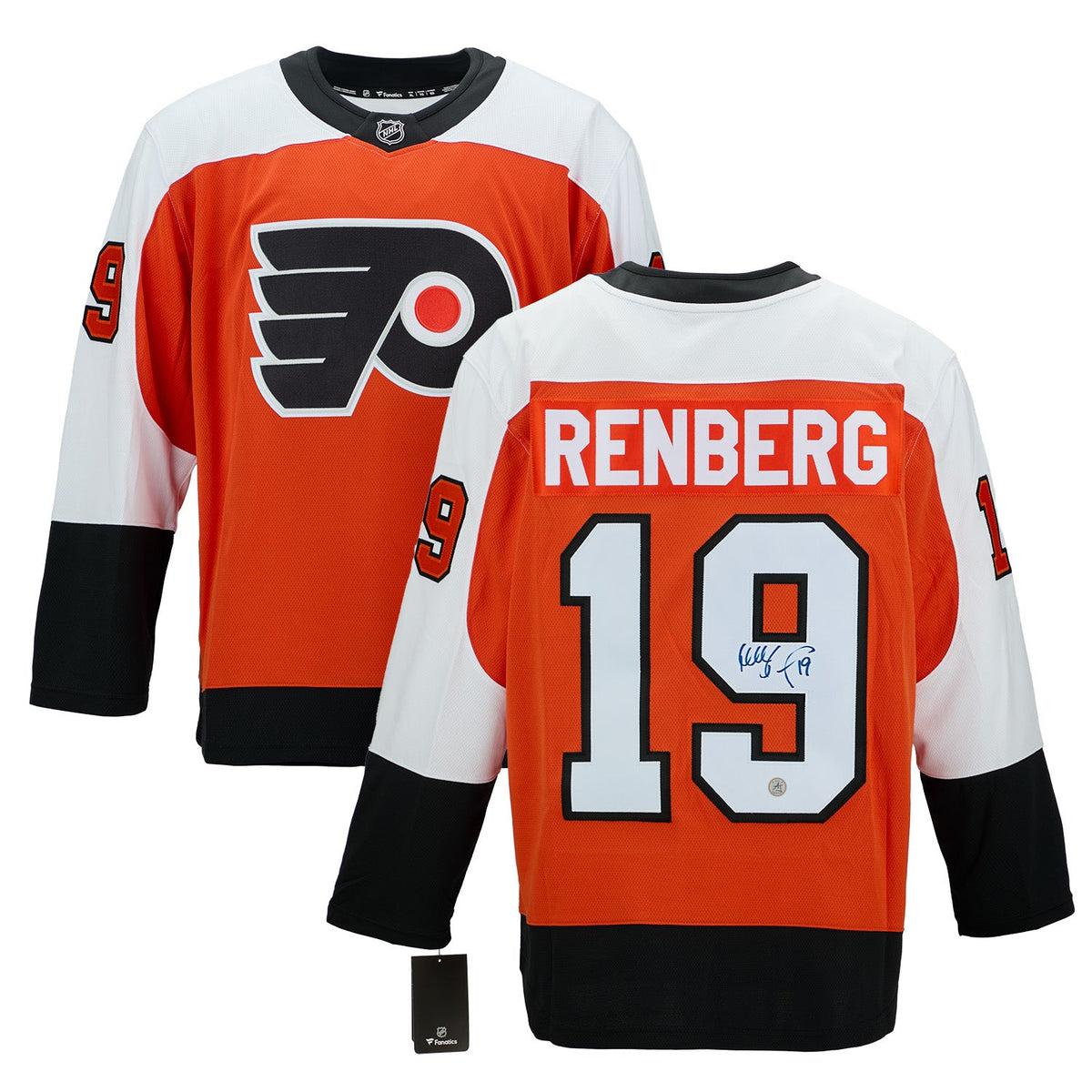 Mikael Renberg Signed Philadelphia Flyers Fanatics Breakaway Jersey product image 3, provided for visual reference and
