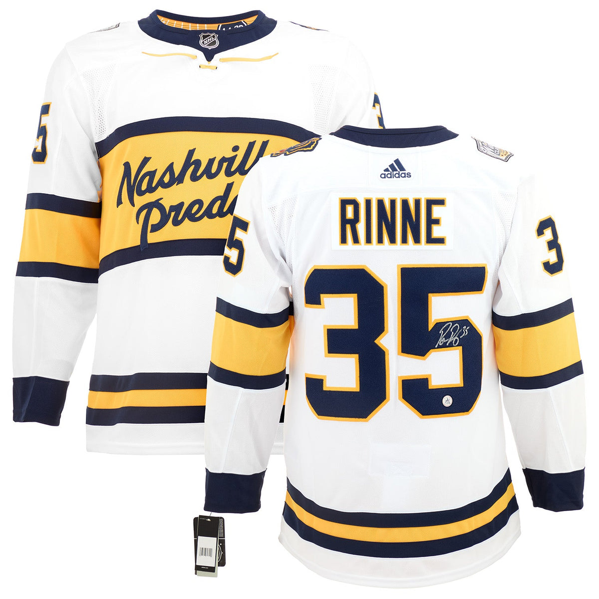 Pekka Rinne Nashville Predators Signed Winter Classic adidas Jersey product image 3, provided for visual reference and