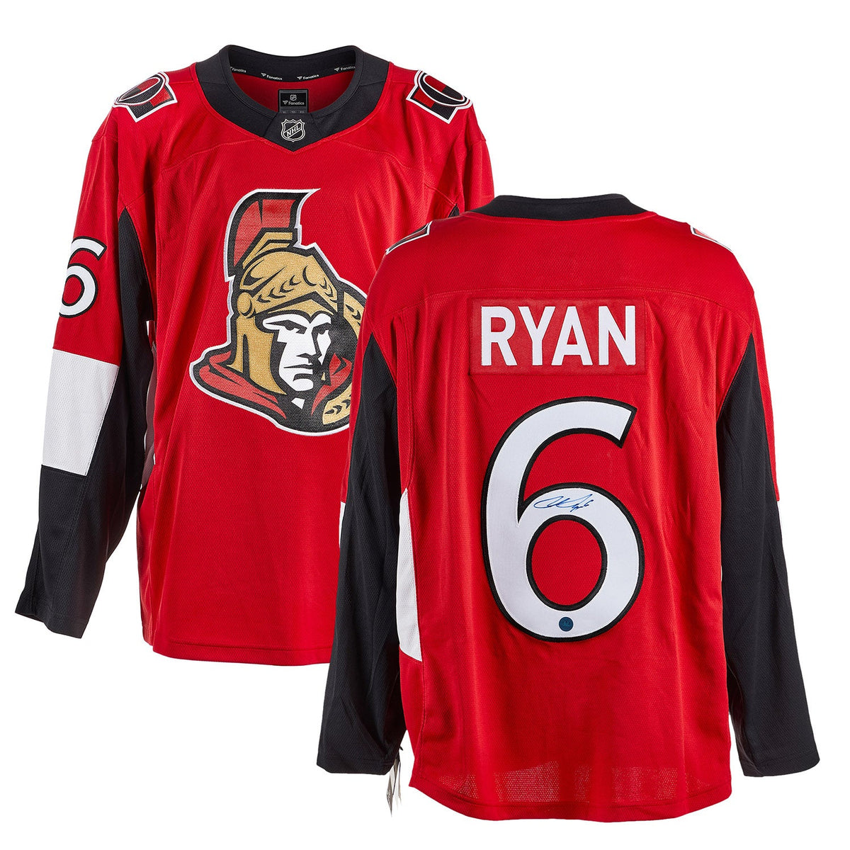 Bobby Ryan Autographed Ottawa Senators Fanatics Breakaway Jersey product image 3, provided for visual reference and product