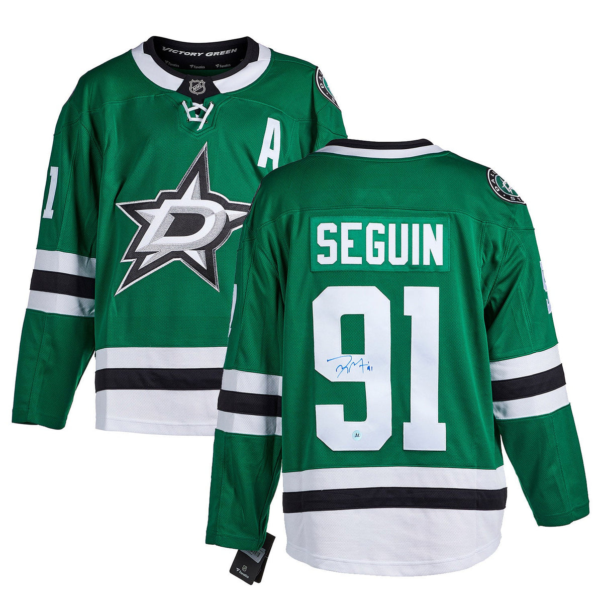 Tyler Seguin Autographed Dallas Stars Fanatics Breakaway Jersey product image 3, provided for visual reference and product
