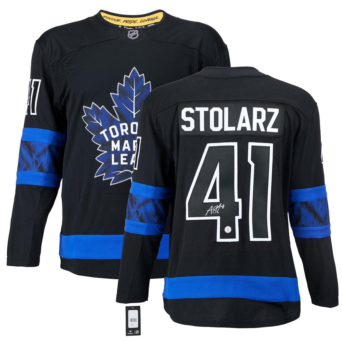 Anthony Stolarz Signed Toronto Maple Leafs Drew House Fanatics Breakaway Jersey product image 3, provided for visual