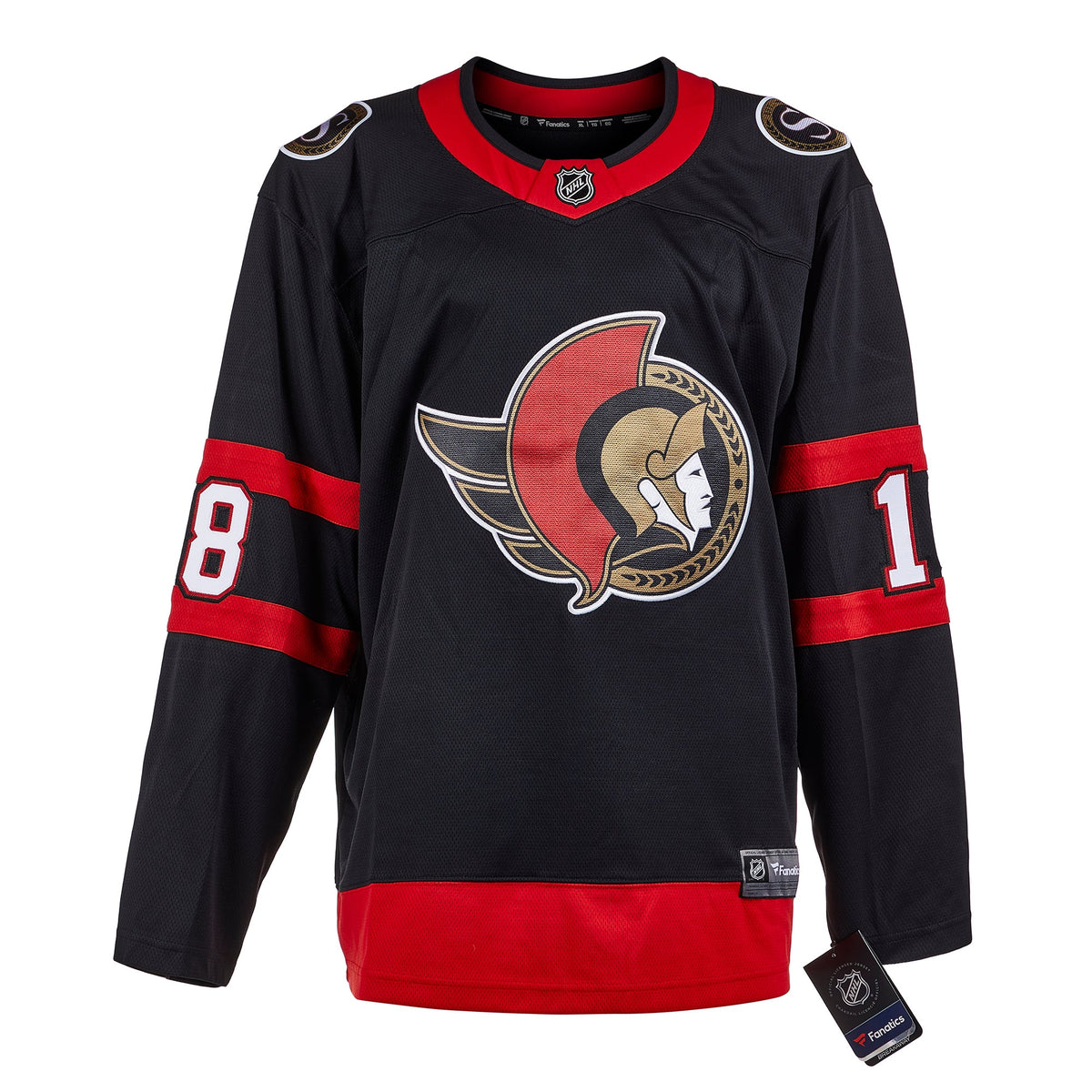 Tim Stutzle Autographed Ottawa Senators Fanatics Breakaway Jersey product image 2, provided for visual reference and product