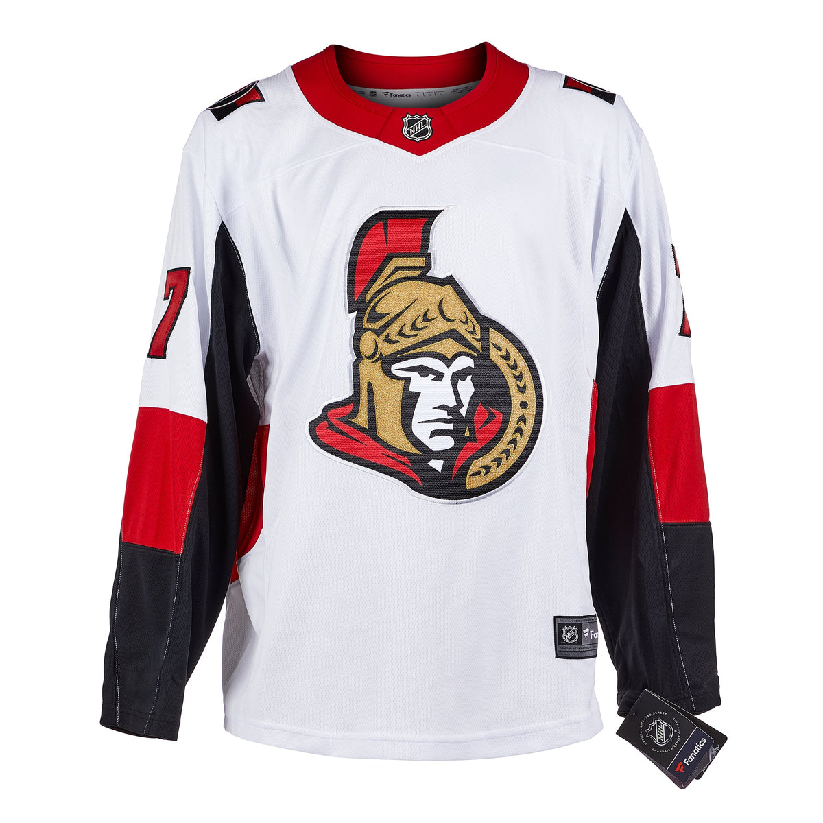 Brady Tkachuk Ottawa Senators Signed & Dated 1st Game Fanatics Jersey #/77 product image 2, provided for visual reference