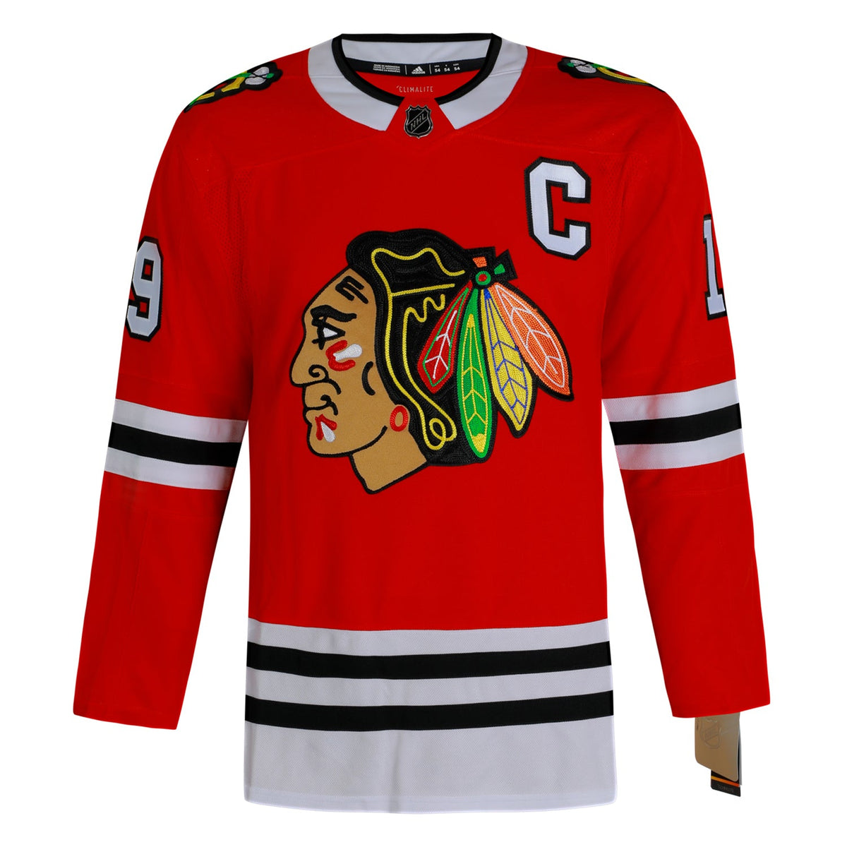 Jonathan Toews Autographed Chicago Blackhawks Red adidas Jersey product image 2, provided for visual reference and product