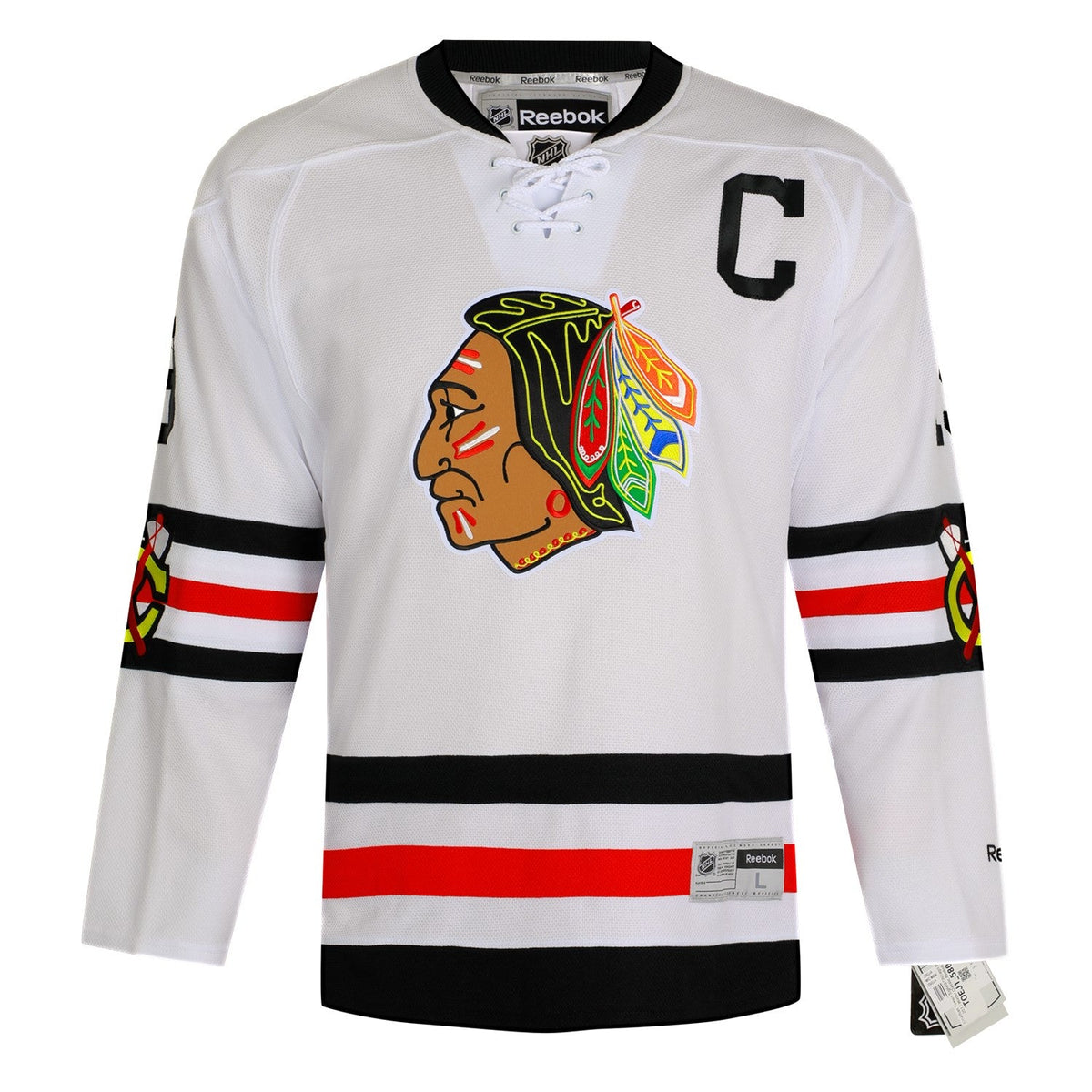 Jonathan Toews Signed Chicago Blackhawks 2017 Winter Classic Reebok Jersey product image 2, provided for visual reference