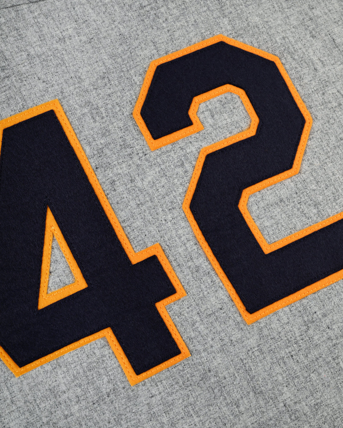 University of Notre Dame 1956 Authentic Wool Road Baseball Jersey product image 5, provided for visual reference and product