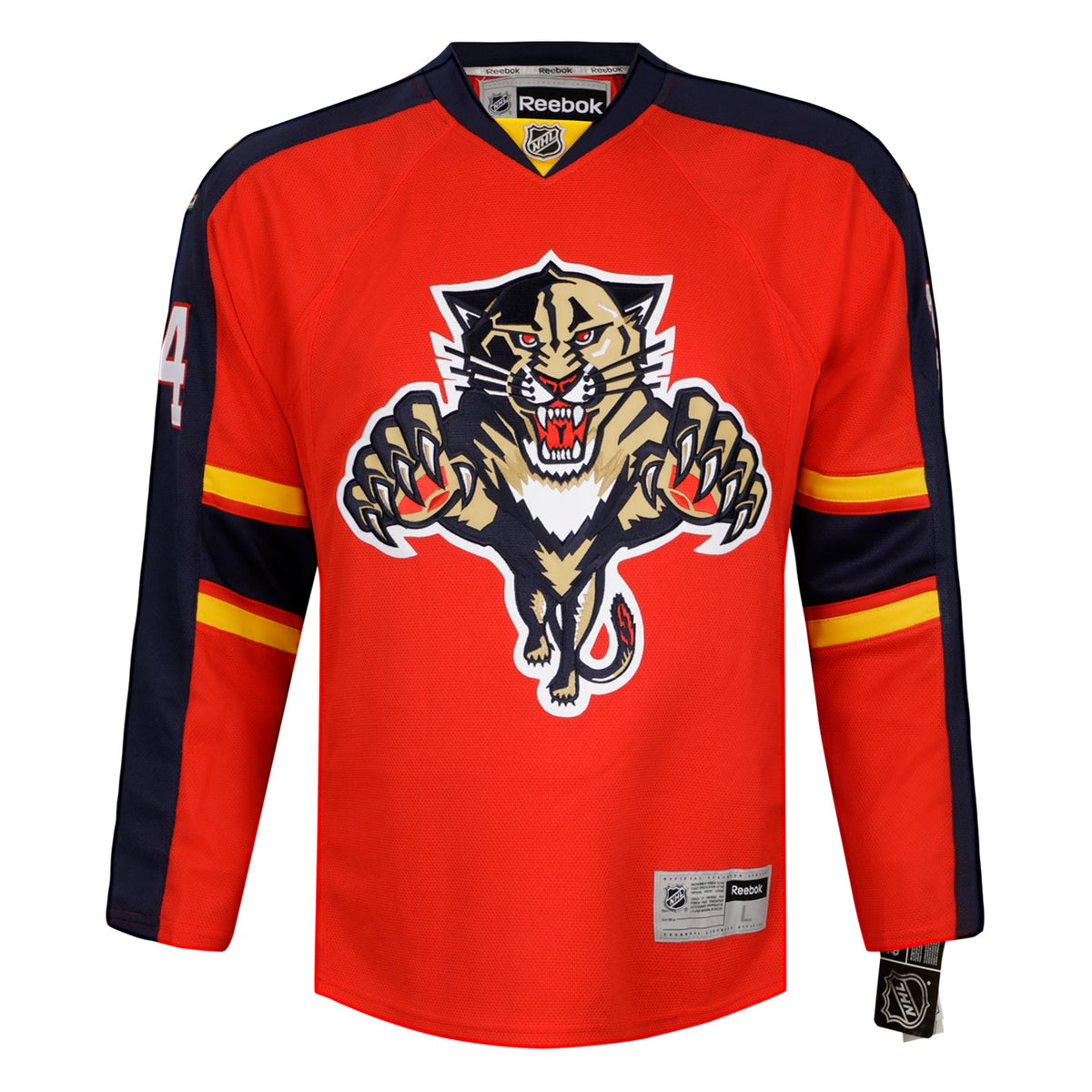 John Vanbiesbrouck Signed Florida Panthers Vintage Reebok Jersey product image 2, provided for visual reference and product
