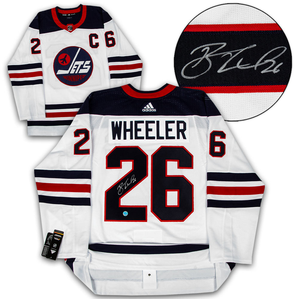Blake Wheeler Autographed Winnipeg Jets adidas Jersey product image 1, provided for visual reference and product detail