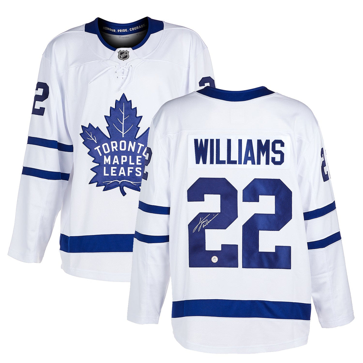 Tiger Williams Autographed Toronto Maple Leafs White Fanatics Breakaway Jersey product image 3, provided for visual