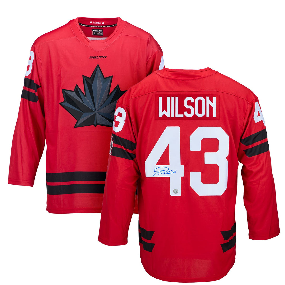 Tom Wilson Signed Team Canada 2026 Olympic Hockey Bauer Jersey product image 3, provided for visual reference and product