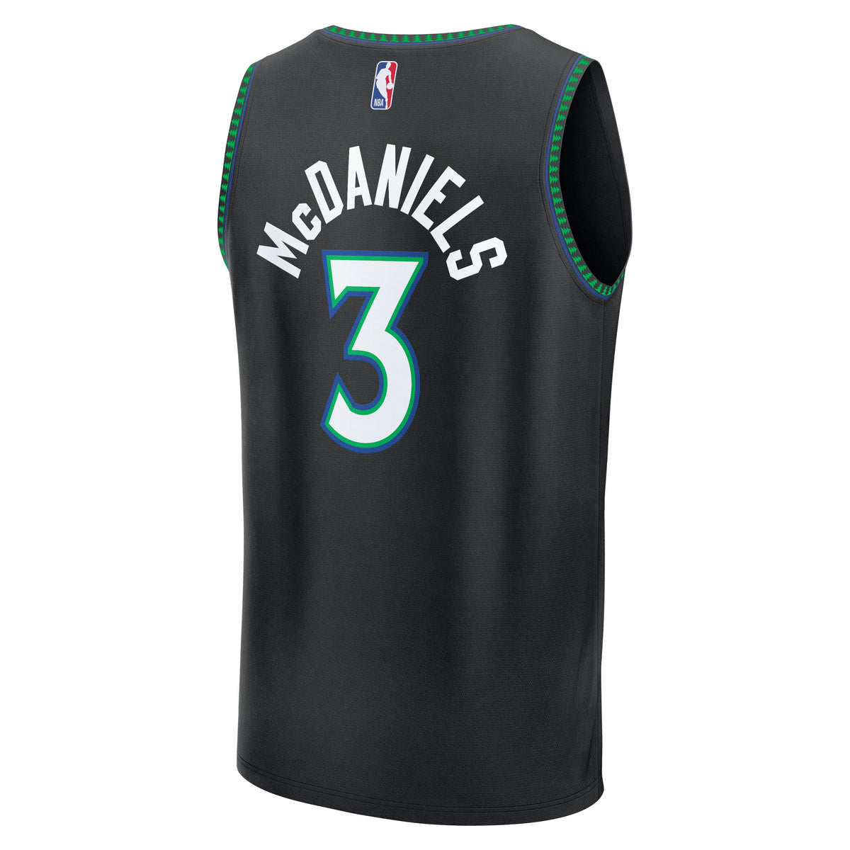 Men's Minnesota Timberwolves Jaden McDaniels Fanatics Black product image 4