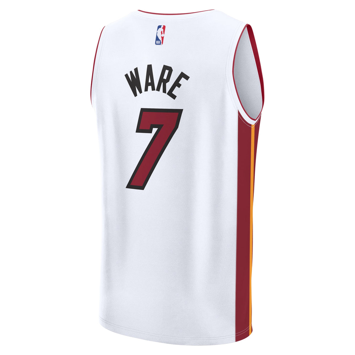 Men's Miami Heat Kel'el Ware Fanatics White Fast Break product image 4