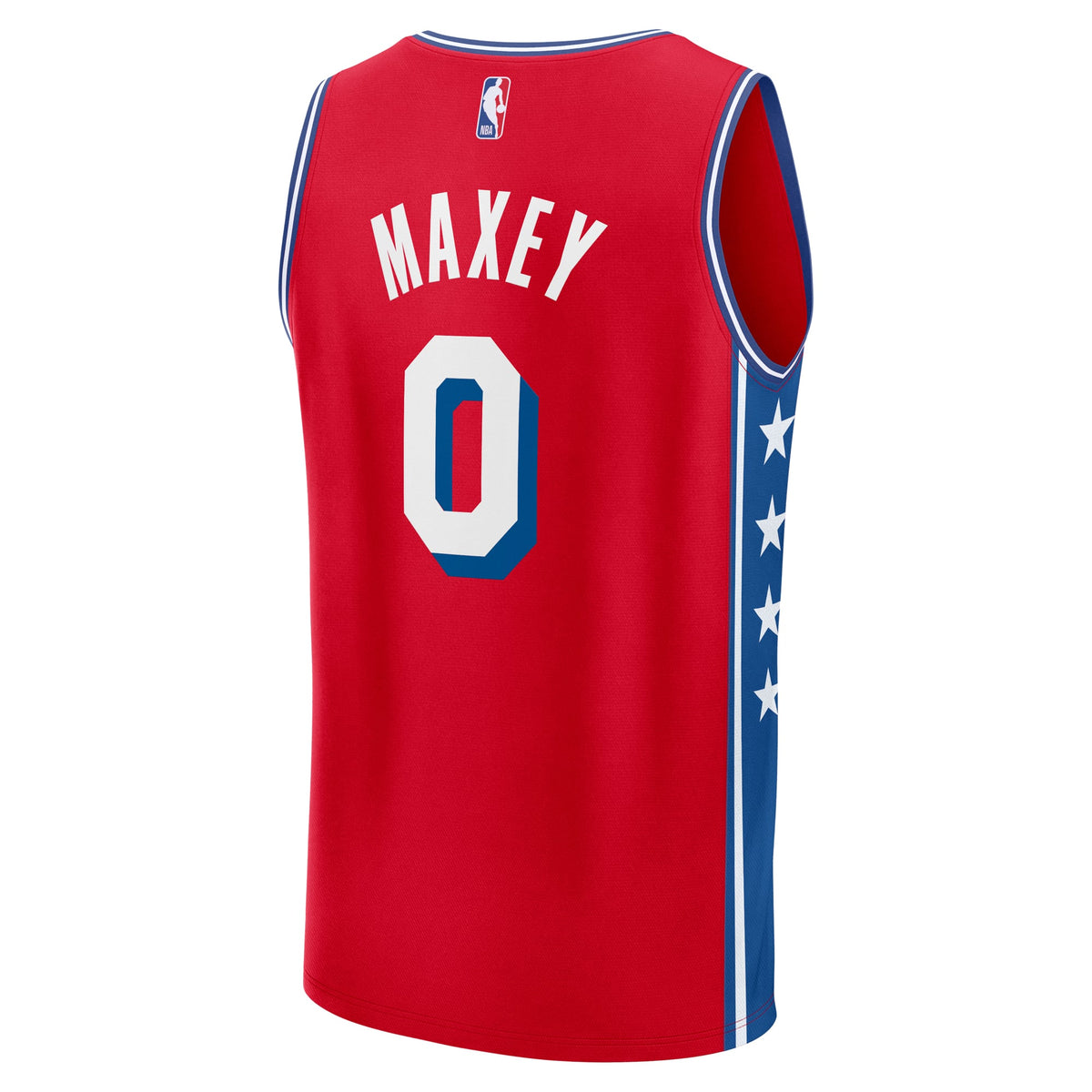 Men's Philadelphia 76ers Tyrese Maxey Fanatics Red Fast product image 4