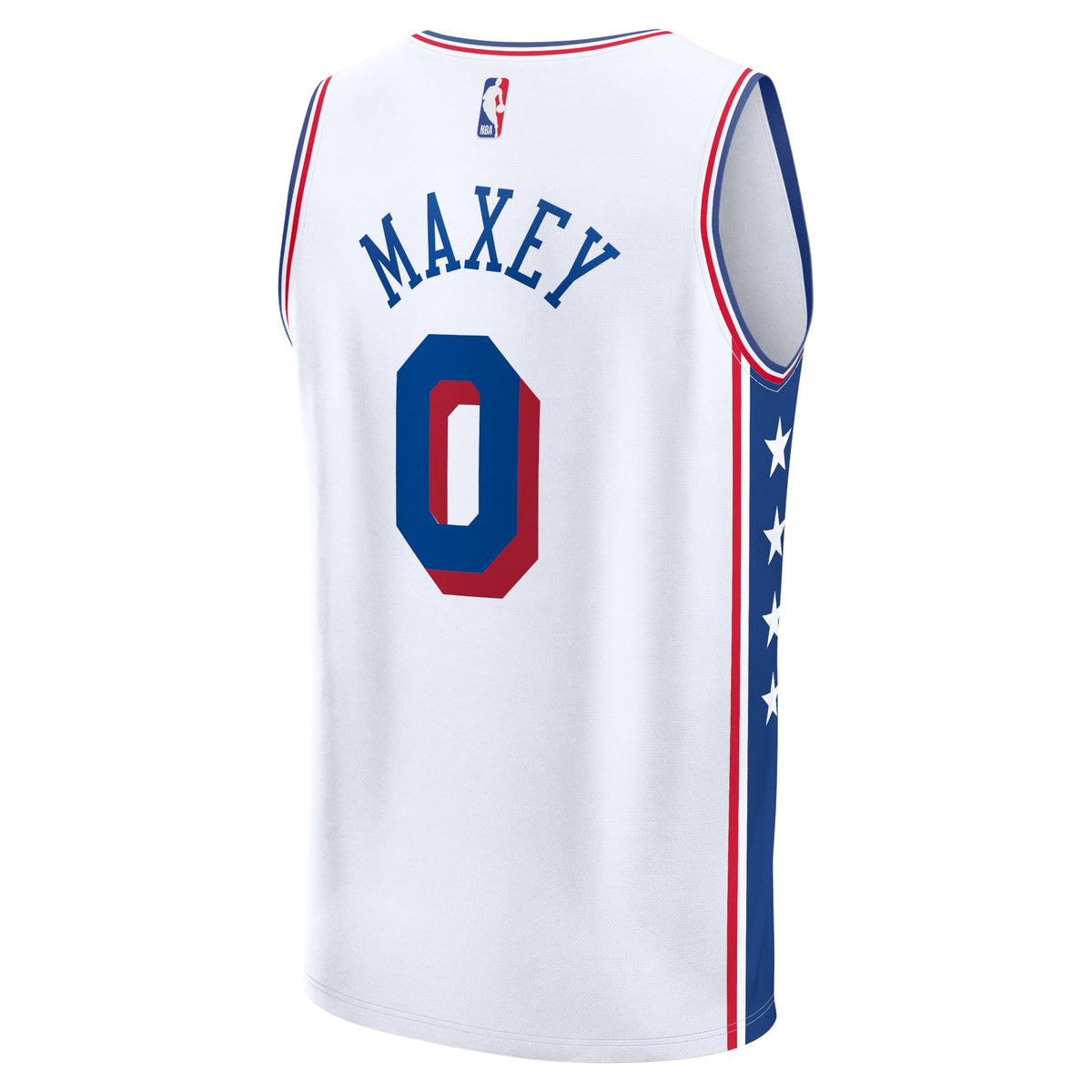 Men's Philadelphia 76ers Tyrese Maxey Fanatics White Fast product image 4