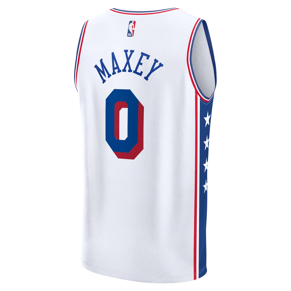 Men's Philadelphia 76ers Tyrese Maxey Fanatics White Fast product image 4
