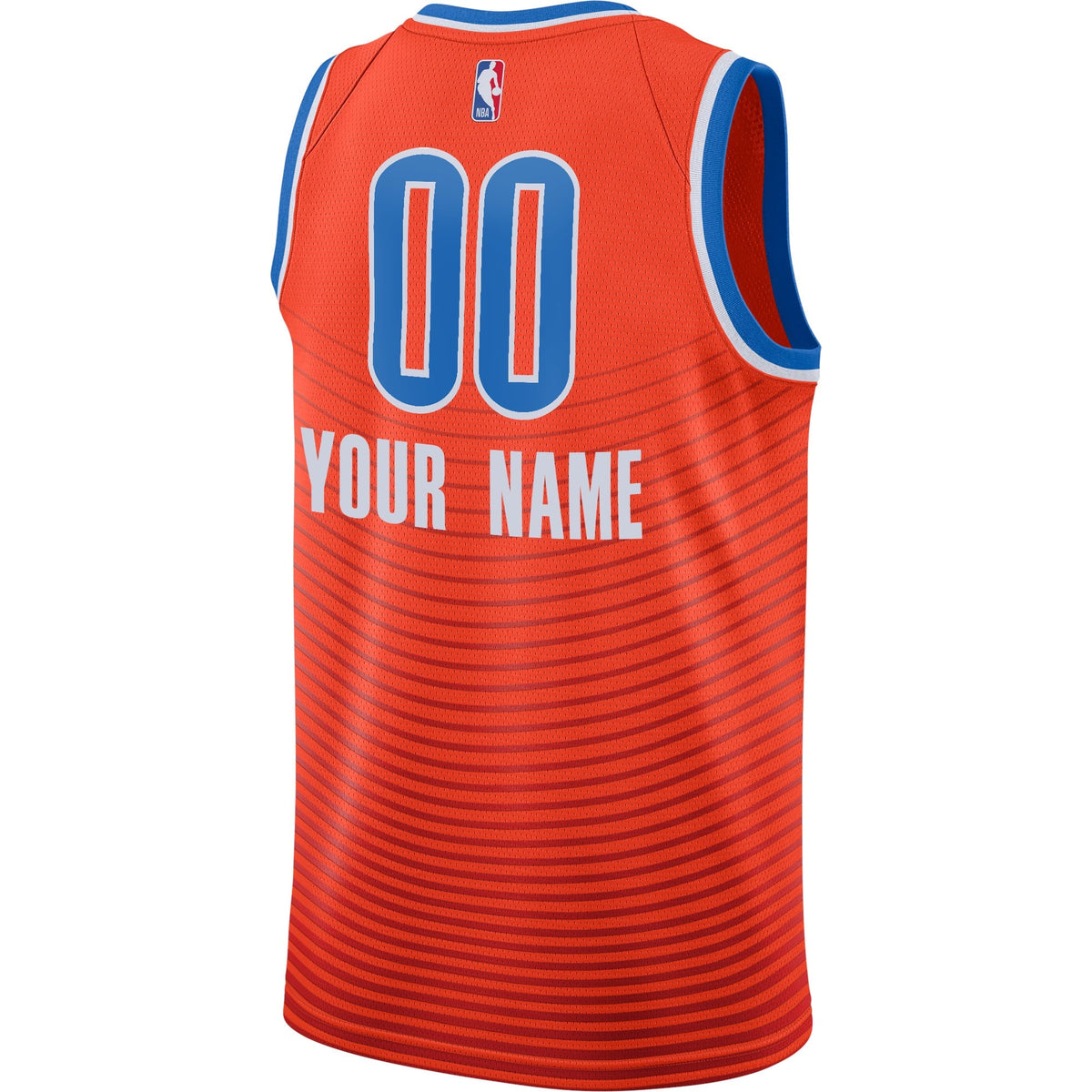 Men's Oklahoma City Thunder Jordan Brand Orange Swingman product image 4