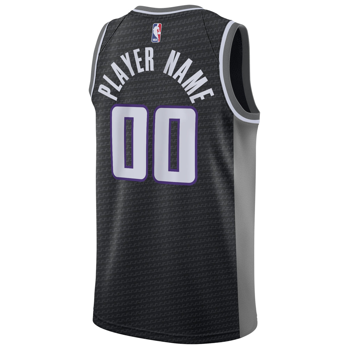 Men's Sacramento Kings Nike Black Swingman Custom Jersey product image 4