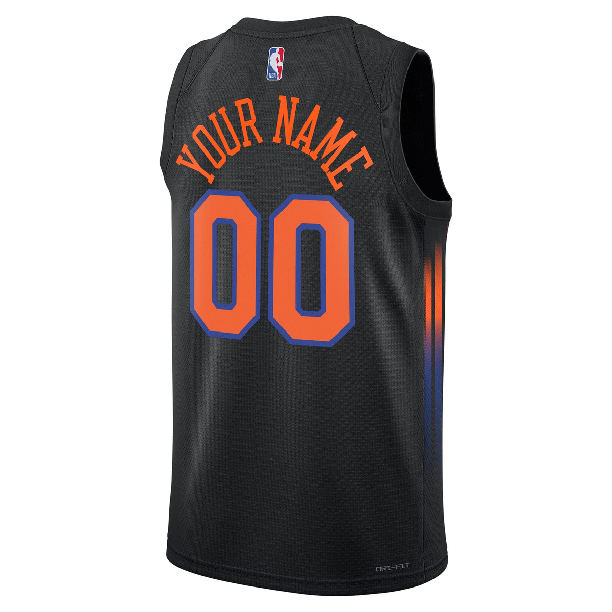 Unisex New York Knicks Jordan Brand Black Swingman Custom product image 4