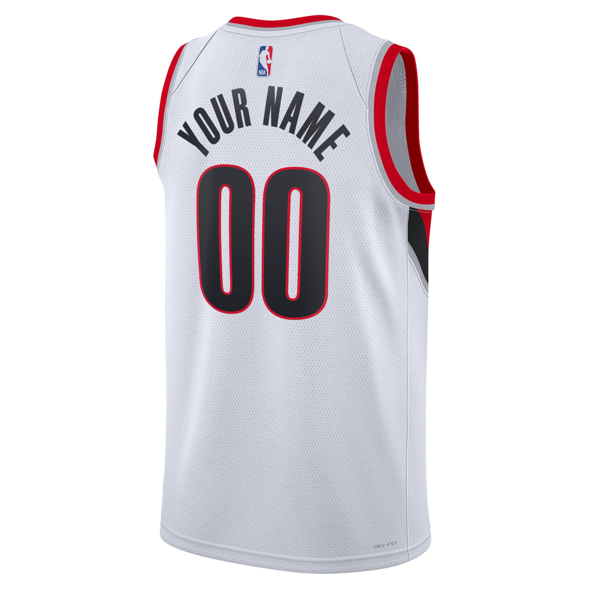Unisex Portland Trail Blazers Nike White Swingman Custom product image 4