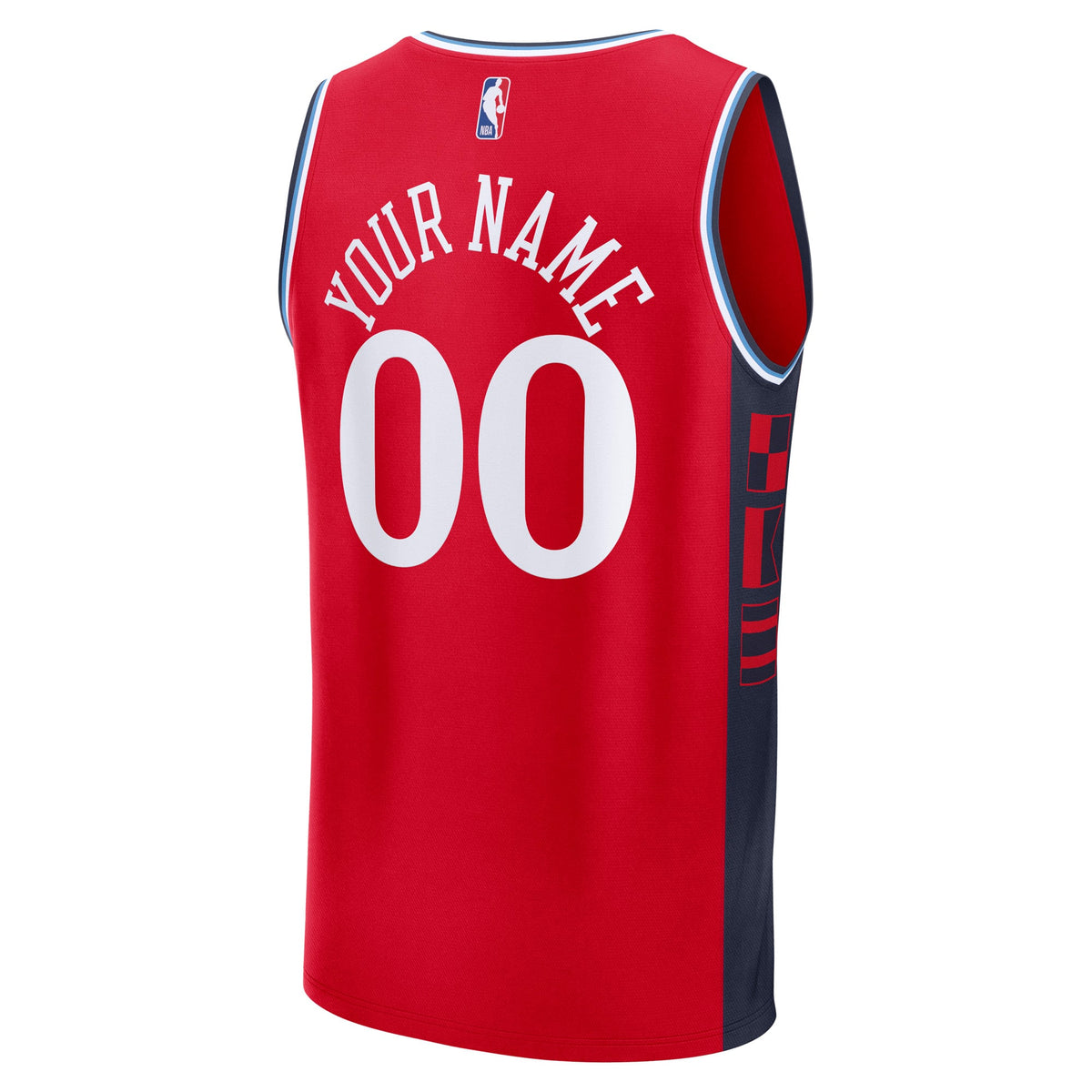 Youth LA Clippers Fanatics Red Fast Break Custom Replica product image 4