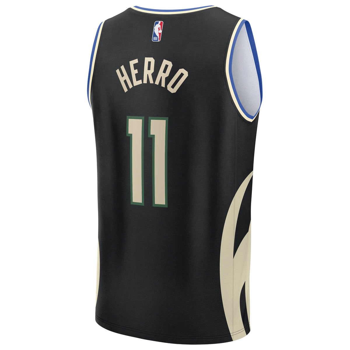 Youth Milwaukee Bucks Tyler Herro Fanatics Black Fast Break product image 4