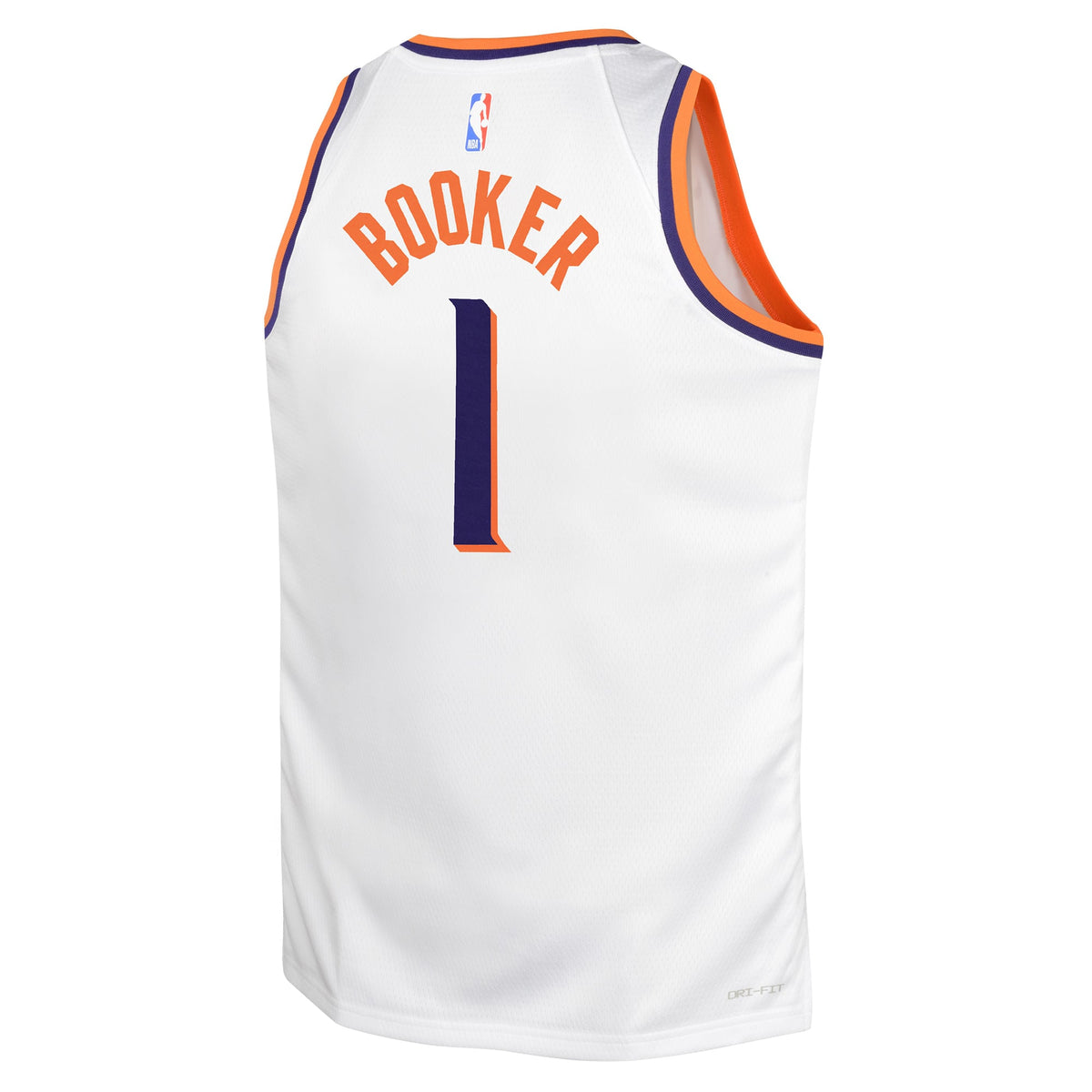 Youth Phoenix Suns Devin Booker Nike White Swingman Jersey product image 4