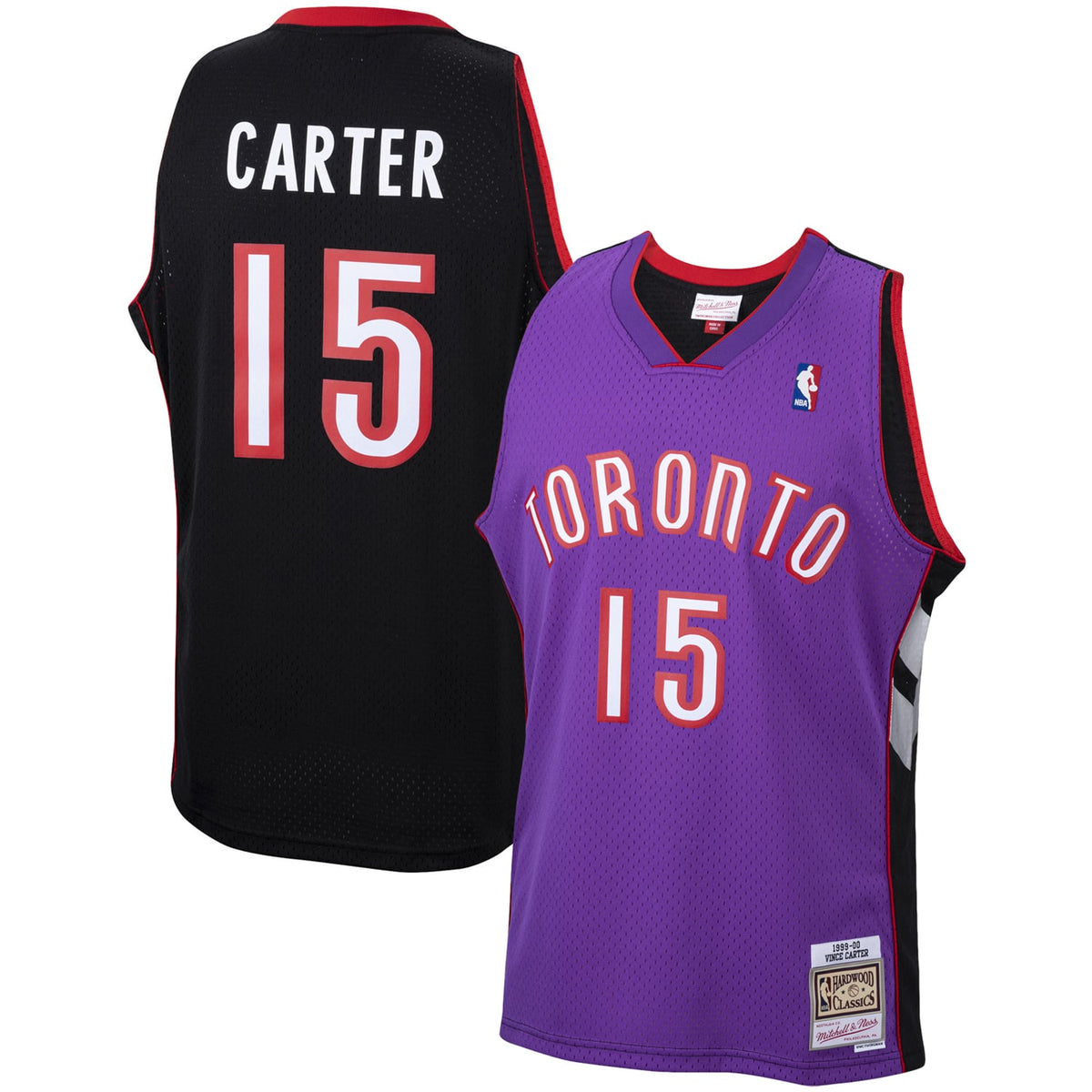 Men's Toronto Raptors Vince Carter Mitchell & Ness Purple product image 1