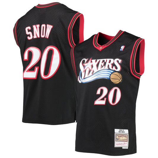 Men's Philadelphia 76ers Eric Snow Mitchell & Ness Black product image 1