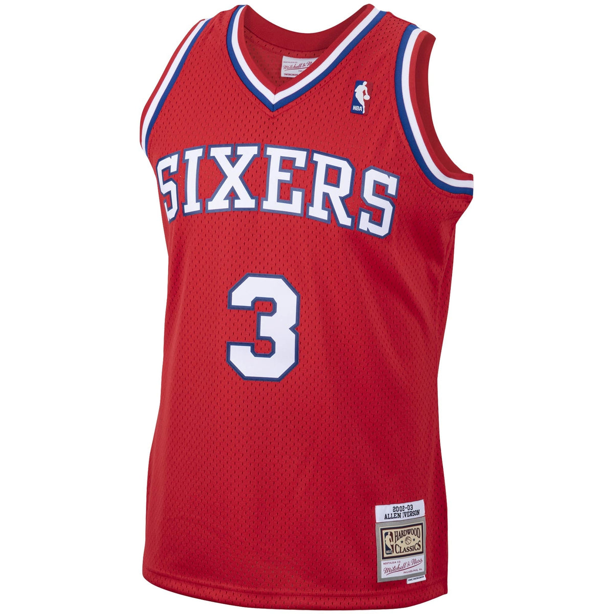 Men's Philadelphia 76ers Allen Iverson Mitchell & Ness Red product image 3