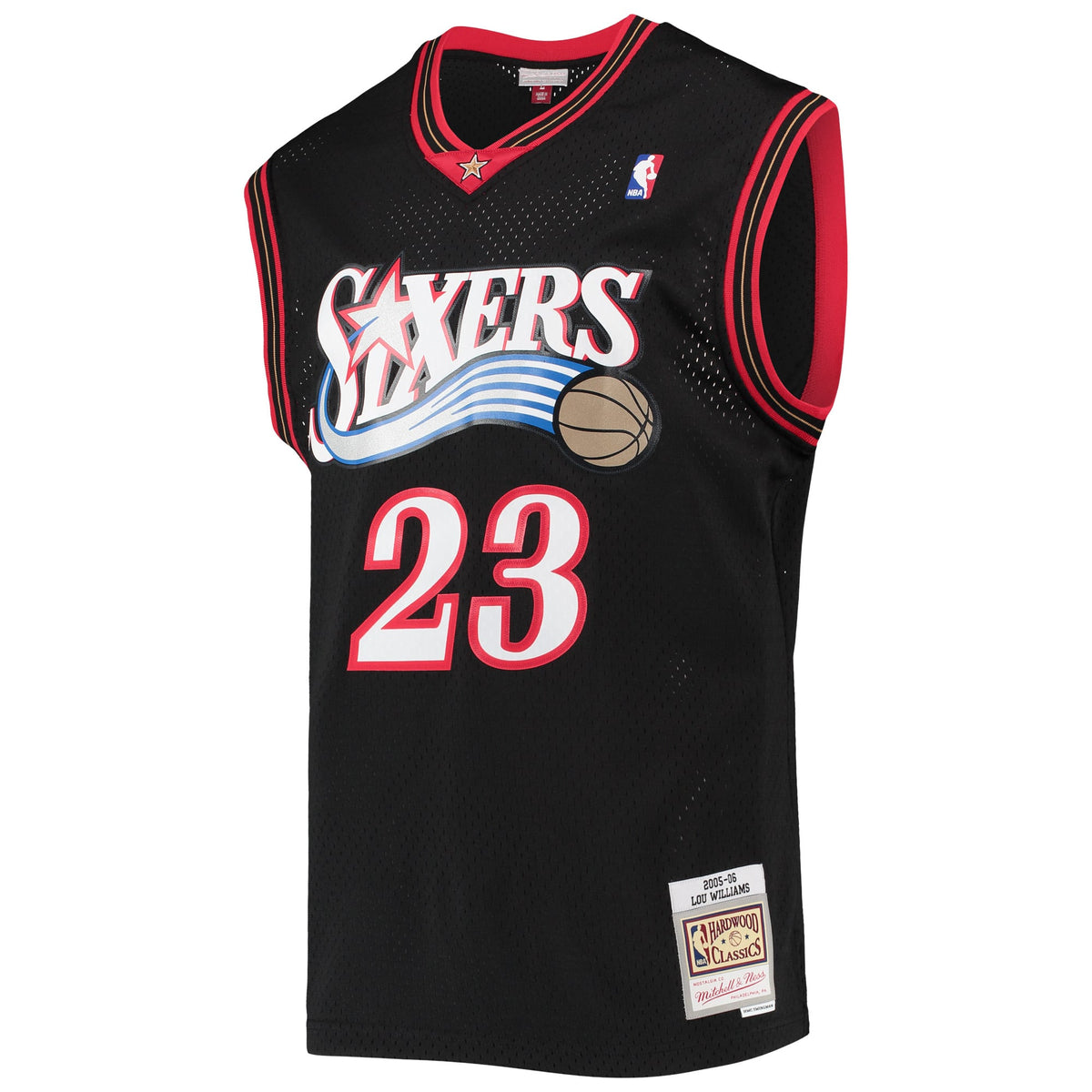 Men's Philadelphia 76ers Lou Williams Mitchell & Ness Black product image 3