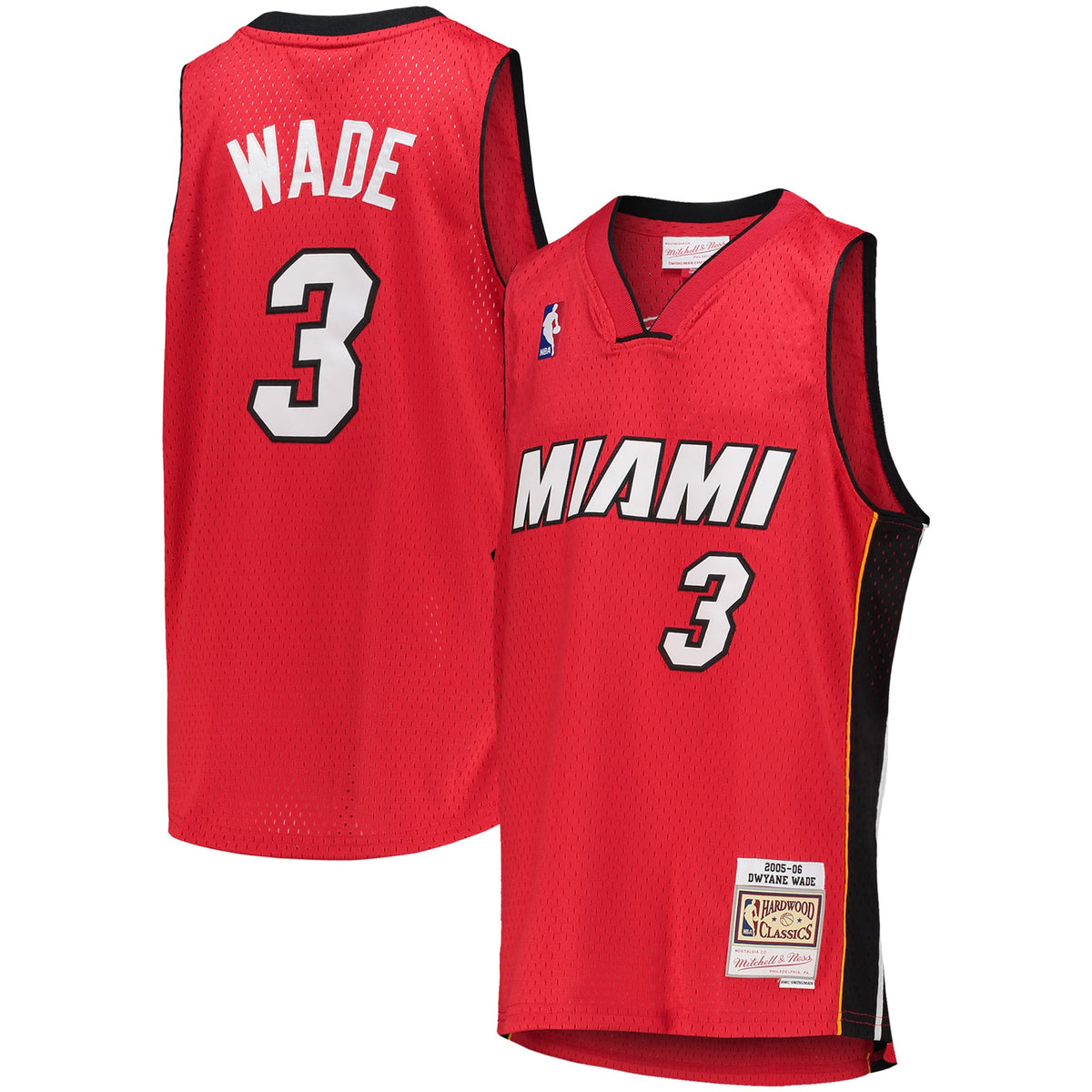 Youth Miami Heat Dwyane Wade Mitchell & Ness Red 2005/06 product image 2