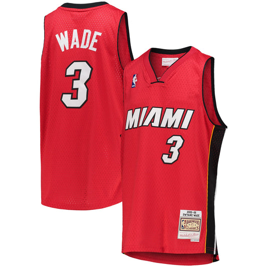 Youth Miami Heat Dwyane Wade Mitchell & Ness Red 2005/06 product image 1