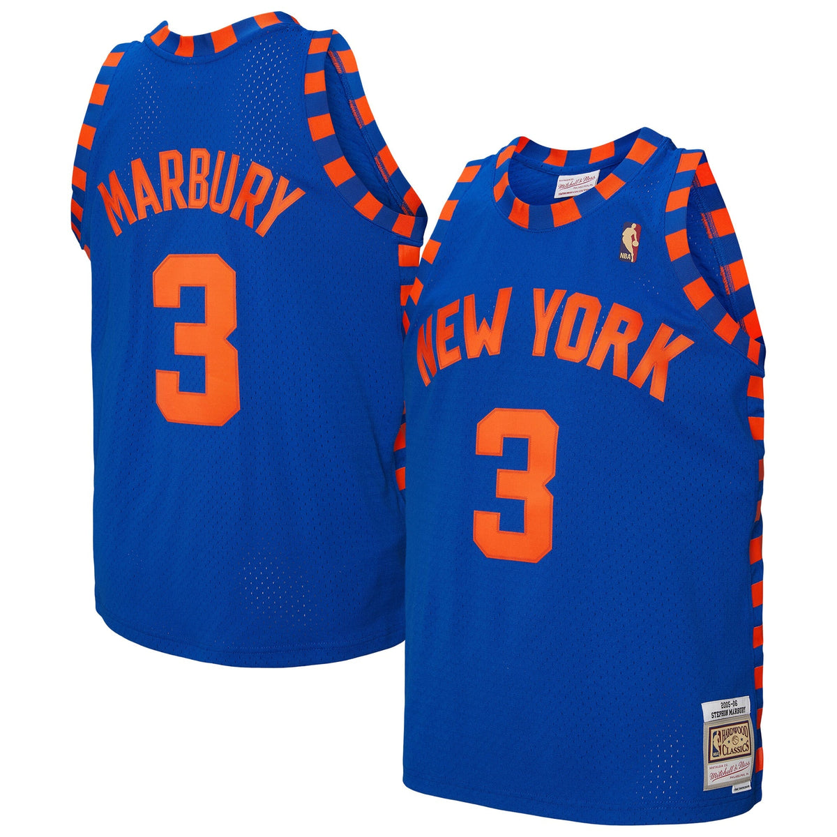 Men's New York Knicks Stephon Marbury Mitchell & Ness Blue product image 2