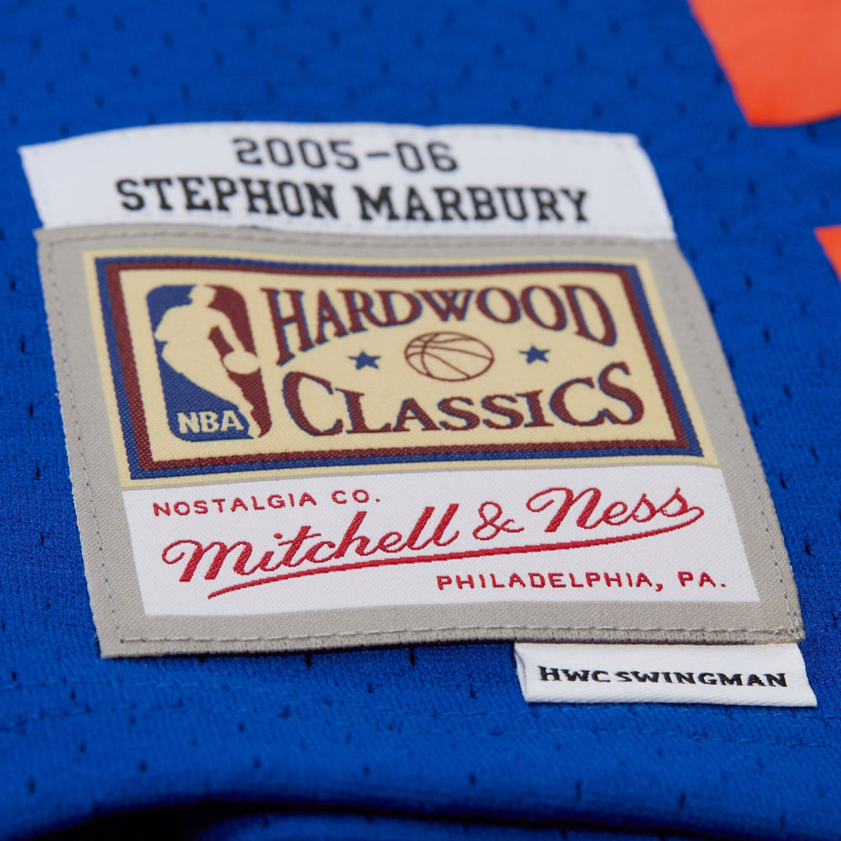 Men's New York Knicks Stephon Marbury Mitchell & Ness Blue product image 7