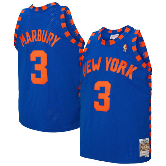 Men's New York Knicks Stephon Marbury Mitchell & Ness Blue product image 1