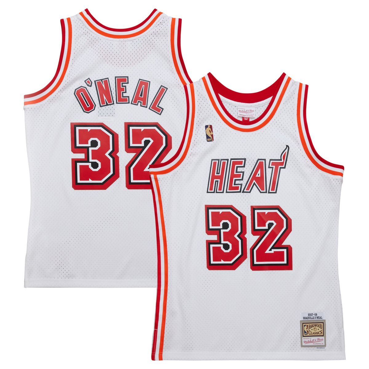 Men's Miami Heat Shaquille O'Neal Mitchell & Ness White product image 2