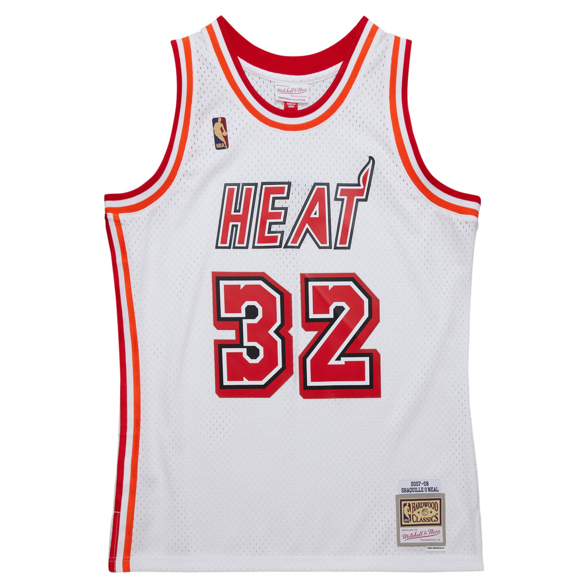 Men's Miami Heat Shaquille O'Neal Mitchell & Ness White product image 3