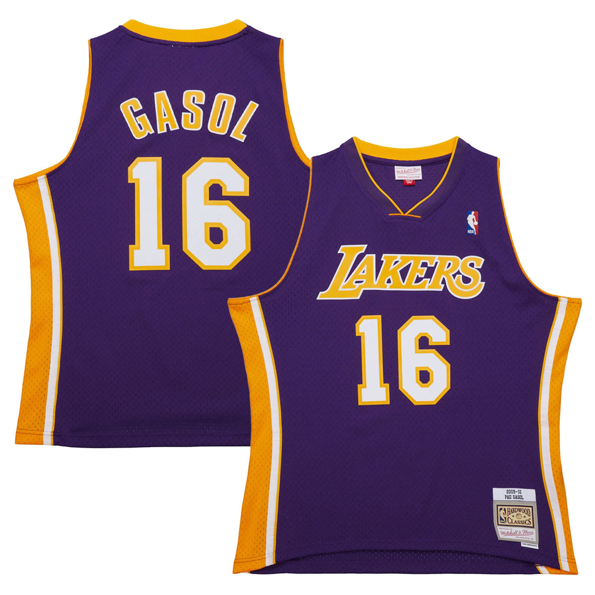Men's Los Angeles Lakers Pau Gasol Mitchell & Ness Purple product image 1