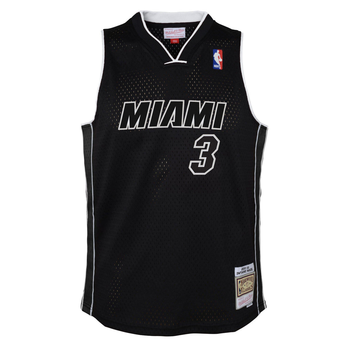 Youth Miami Heat Dwyane Wade Mitchell & Ness Black 2011/12 product image 3
