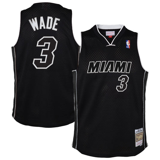 Youth Miami Heat Dwyane Wade Mitchell & Ness Black 2011/12 product image 1