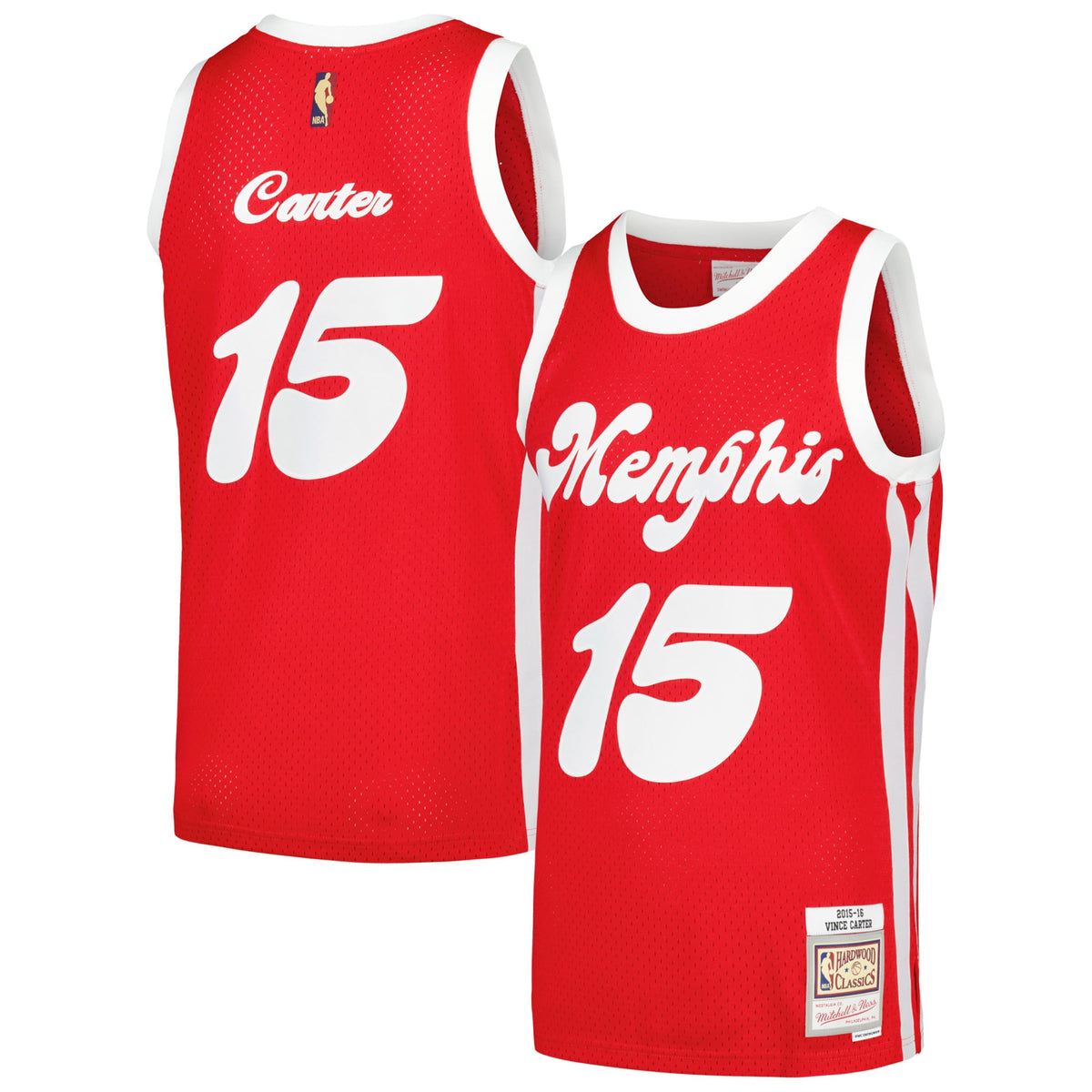 Men's Memphis Grizzlies Vince Carter Mitchell & Ness Red product image 2