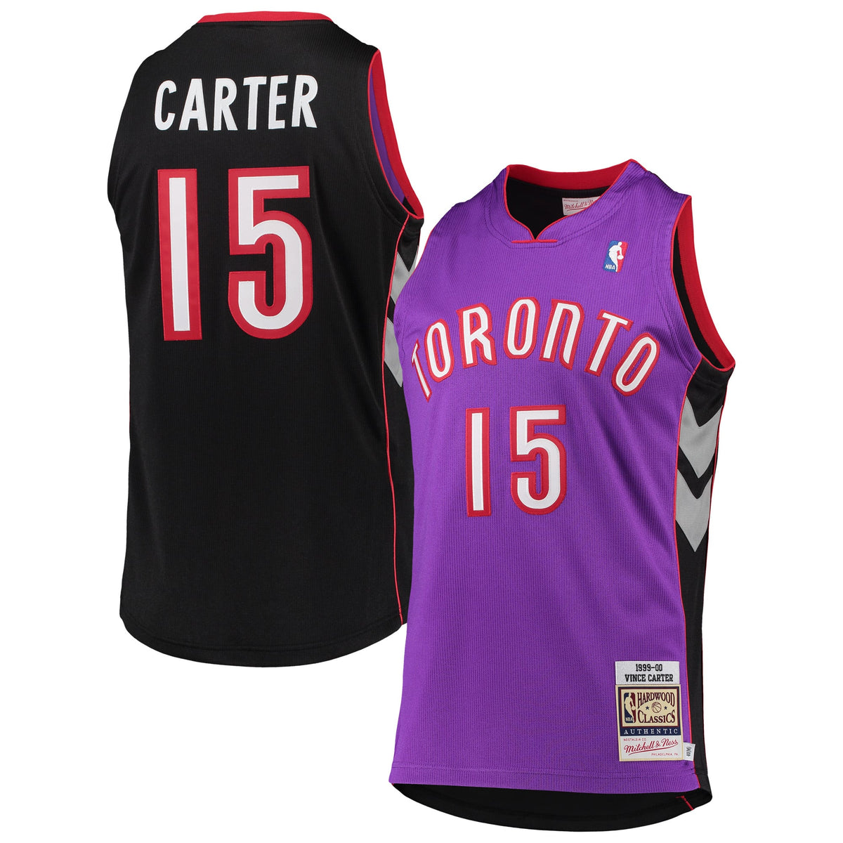 Men's Toronto Raptors Vince Carter Mitchell & Ness Purple product image 2