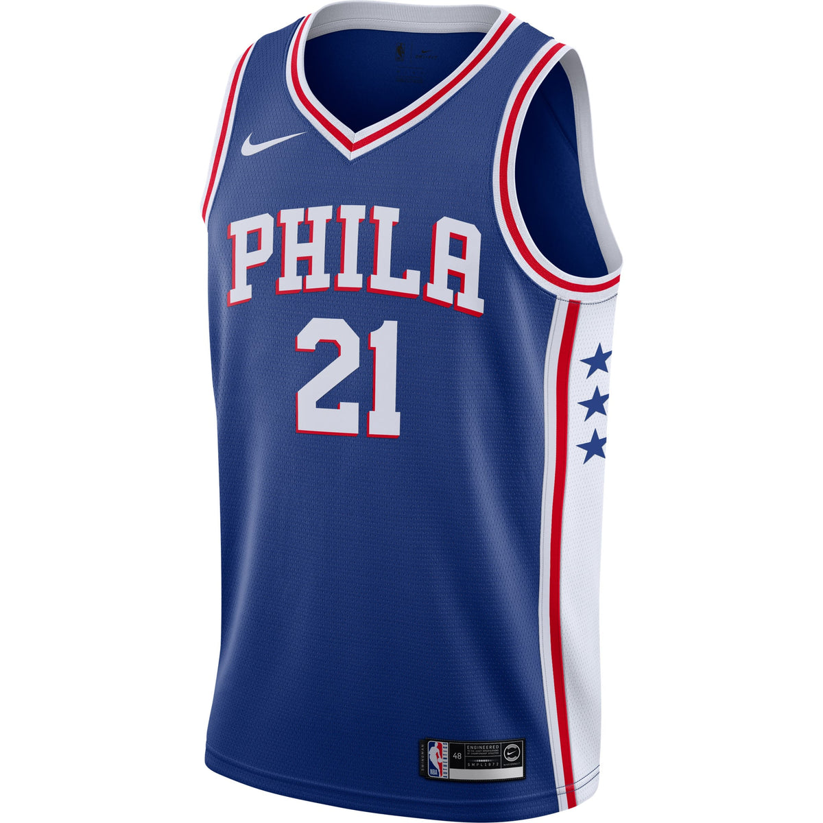 Men's Philadelphia 76ers Joel Embiid Nike Royal 2019/2020 product image 3