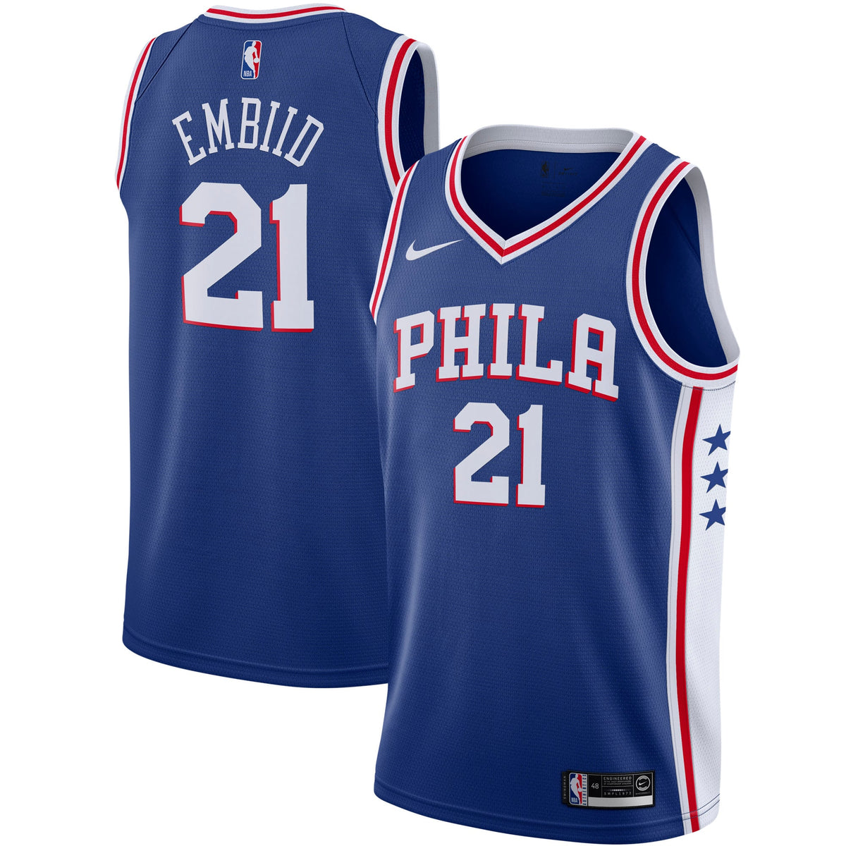 Men's Philadelphia 76ers Joel Embiid Nike Royal 2019/2020 product image 1