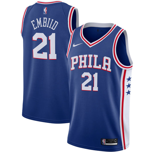 Men's Philadelphia 76ers Joel Embiid Nike Royal 2019/2020 product image 1